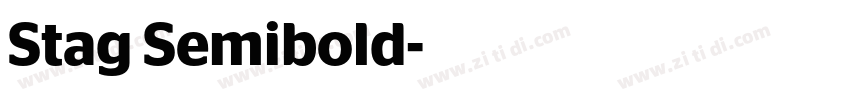Stag Semibold字体转换